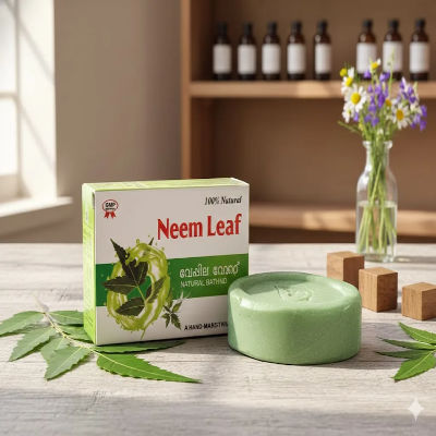 Neem leaf soap